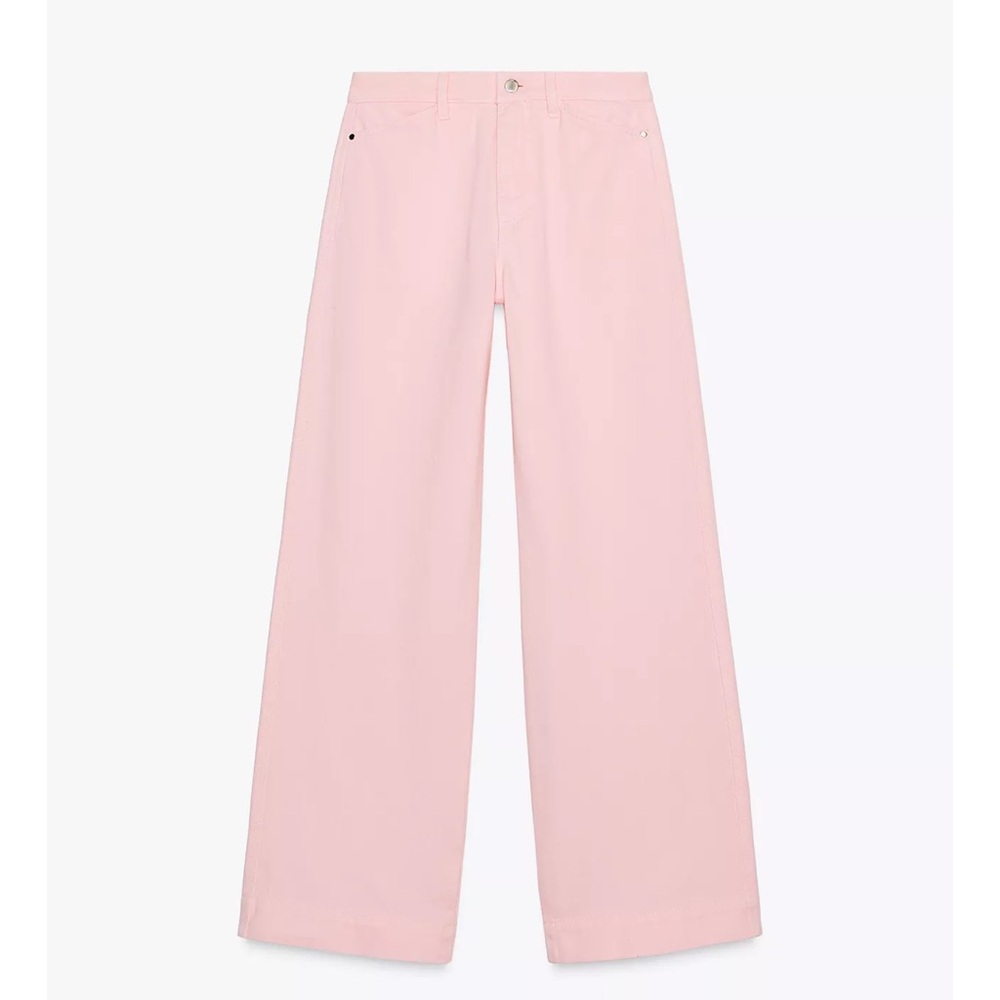 ZARA BLOGGERS FAV HIGH WAIST-WIDE LEG